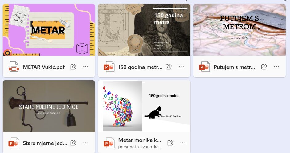 Projekt „150 godina metra” – digitalni sadržaji