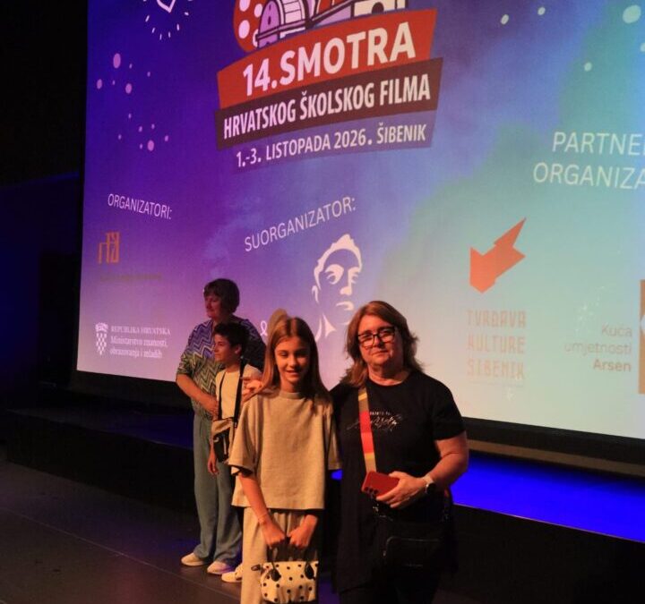 Filmaši OŠ Sesvete na  Smotri hrvatskog školskog filma i  Reviji hrvatskog filmskog stvaralaštva